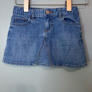 🔹5/$25🔹 GAP KIDS 1969 Blue Denim Jean Mini Skirt. Adjustable Waist. 6 Regular